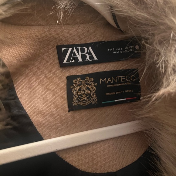 Zara long wool blend coat - Picture 8 of 8